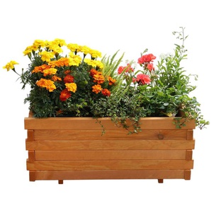 promadino Pflanzkübel Lucca, mit Pflanzfolie, BxTxH: 69x39x29,5 cm