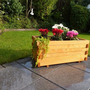 promadino Pflanzkübel Lucca, mit Pflanzfolie, BxTxH: 69x39x29,5 cm