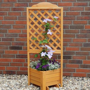 promadino Spalier, Eckspalier mit Pflanzkasten, BxTxH: 38x38x140 cm