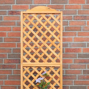 promadino Spalier, Eckspalier mit Pflanzkasten, BxTxH: 54x54x210 cm