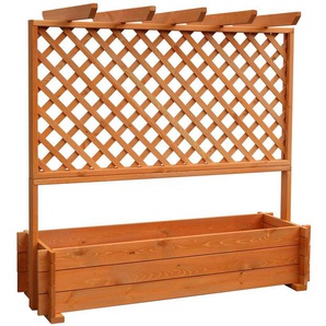 promadino Spalier, Pergola mit Pflanzkasten, BxTxH: 140x65x140 cm