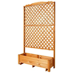 promadino Spalier Romantica, mit Pflanzkasten, BxTxH: 120x38x210 cm