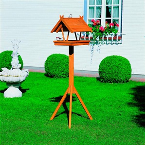 PROMADINO Vogelhaus Rhön Tierhäuser BxTxH: 36x41,5x141 cm, mit Standbein Gr. B/H/T: 36 cm x 141 cm x 41,5 cm, braun Futterhäuser -stationen Tierhäuser