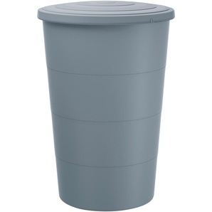 Regentonne PROSPERPLAST Smooth Regentonnen grau (anthrazit) Regentonnen ØxH: 60x87,8 cm, mit Deckel