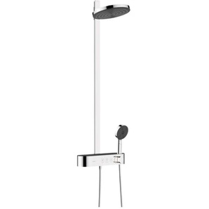 Pulsify s - Duschset 260 mit Thermostat ShowerTablet Select 400, 2 Strahlen, EcoSmart, verchromt 24241000 - Hansgrohe