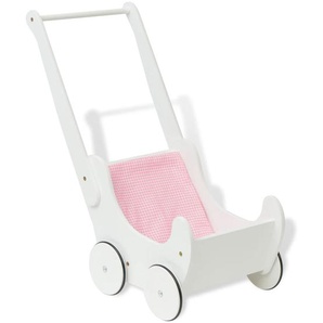 Puppenwagen Holz 53 x 25,7 x 50 cm weiß