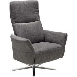 Pure Home Comfort Relaxsessel , Anthrazit , Textil , 79x114x81-161 cm , Blauer Engel, Goldenes M, DGM , Fußauswahl, Lederauswahl, Stoffauswahl, erweiterbar (Typenauswahl), Relaxfunktion , Wohnzimmer, Sessel, Relaxsessel