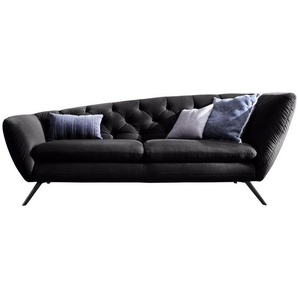 Pure Home Lifestyle Chesterfield, 2-Sitzer, 223x84x90 cm, Goldenes M, Dgm, Typenauswahl, Fußauswahl, Lederauswahl, Stoffauswahl, seitenverkehrt erhältlich, Hocker Rücken echt, Wohnzimmer, Sofas & Couches, Sofas, Chesterfield Sofas