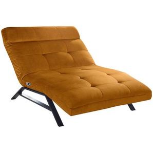Pure Home Lifestyle Liege, Braun, Orange, Textil, 120x54-113x158-198 cm, Goldenes M, Dgm, Stoffauswahl, motorische Relaxfunktion, Wohnzimmer, Sessel,