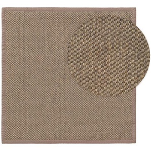 Pure Sisalteppich Greta Grau 150x150 cm - Naturfaserteppich aus Sisal
