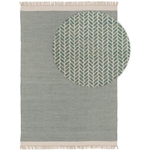 Pure Wollteppich Kim Mint 120x170 cm - Naturfaserteppich aus Wolle