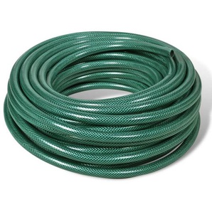 vidaXL PVC-Flexschlauch für Gartenbewässerung 1 Zoll 25 m Grün