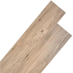 PVC-Fliesen Nicht Selbstklebend 5,26 m² 2 mm Eiche Braun