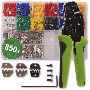 QUADRIOS Crimpzange Set Aufsätze Quetschverbinder, 22T014