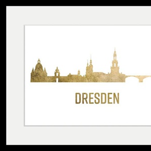 queence Bild Dresden Skyline GOLD, Städte (1 St)