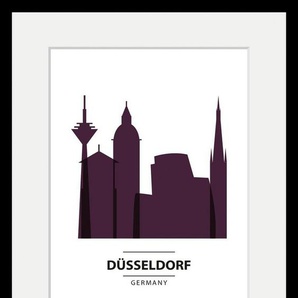 queence Bild Düsseldorf Color Splash, Städte (1 St)