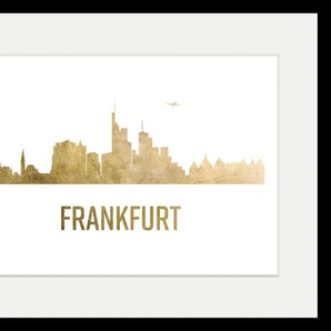 queence Bild Frankfurt Skyline GOLD, Städte (1 St)