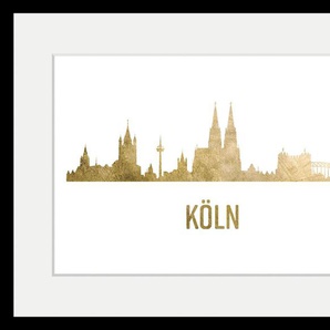 queence Bild Köln Skyline GOLD, Städte (1 St)