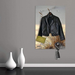 queence Garderobenleiste Sylt, Wand Garderobe, Strand, Gräser, Düne, platzsparend