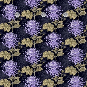 queence Garderobenleiste Blumen, mit 6 Haken, 80 x 120 cm
