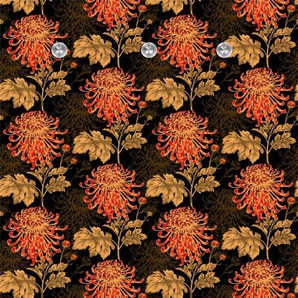 queence Garderobenleiste Blumen, mit 6 Haken, 80 x 120 cm