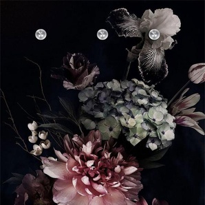 queence Garderobenleiste Blumen, mit 6 Haken, 80 x 120 cm