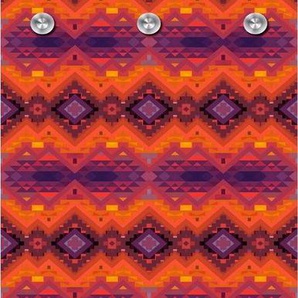 queence Garderobenleiste Orientalisches Muster, mit 6 Haken, 50 x 120 cm
