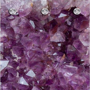 queence Garderobenleiste Kristalle, mit 6 Haken, 50 x 120 cm