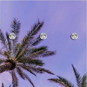 queence Garderobenleiste Palmen und Himmel, mit 6 Haken, 50 x 120 cm