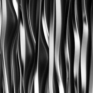 queence Leinwandbild Stahl, Abstrakt (1 St), Akustikbild mit sehr guten Schallabsorptions-Eigenschaften