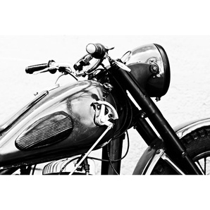queence Leinwandbild The Motorcycle