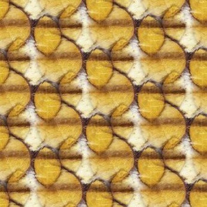 queence Vinyltapete Abstraktes Blättermotiv, glatt, abstrakt, (1 St), Selbstklebende Tapete 90x250cm mit herbstlichem Motiv