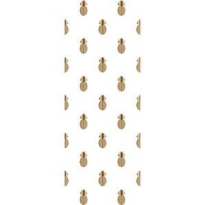 QUEENCE Vinyltapete Alexandra Tapeten 90 x 250 cm, selbstklebend Gr. B/L: 0,9 m x 2,5 m, goldfarben Vinyltapeten
