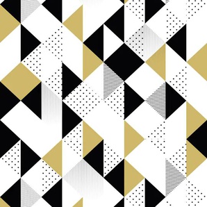 QUEENCE Vinyltapete Tapeten Gr. B/L: 0,9 m x 2,5 m, Rollen: 1 St., goldfarben (gold) Türtapeten