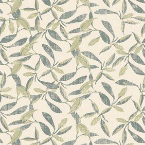 queence Vinyltapete Blätter - Grüntöne, glatt, botanisch, (1 St), Selbstklebende Tapete 90x250cm mit herbstlichem Motiv