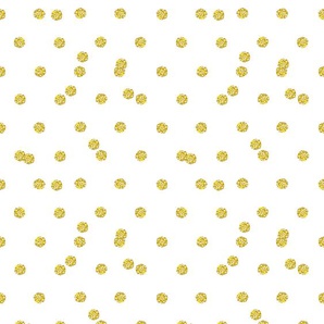 QUEENCE Vinyltapete Eamai Tapeten 90 x 250 cm, selbstklebend Gr. B/L: 0,9 m x 2,5 m, goldfarben (goldfarben, weiß) Vinyltapeten