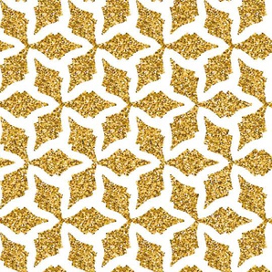 QUEENCE Vinyltapete Finn Tapeten 90 x 250 cm, selbstklebend Gr. B/L: 0,9 m x 2,5 m, goldfarben Vinyltapeten