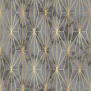 queence Vinyltapete Ivy, glatt, Farbverlauf, abstrakt, bedruckt, gemustert, 90x250cm, selbstklebend, kinderleichte Anbringung, Sticker