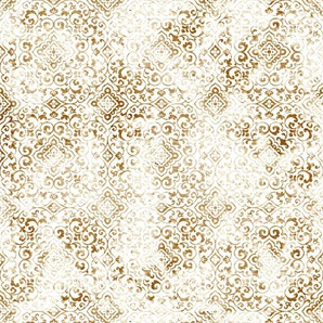 QUEENCE Vinyltapete Ornamente Tapeten Selbstklebende Tapete 90x250cm mit herbstlichem Motiv Gr. B/L: 0,9 m x 2,5 m, Rollen: 1 St., goldfarben Tapeten mit Ornamenten