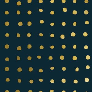 QUEENCE Vinyltapete Skye Tapeten 90 x 250 cm, selbstklebend Gr. B/L: 0,9 m x 2,5 m, goldfarben Vinyltapeten