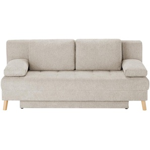 Querschläfer aus Flachgewebe Carola ¦ beige ¦ Maße (cm): B: 195 H: 90 T: 90.0