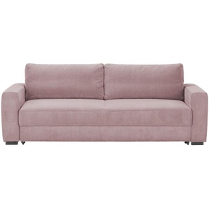 Querschläfer mit Schlaffunktion Lindsey ¦ rosa/pink ¦ Maße (cm): B: 244 H: 92 T: 114.0