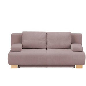 Querschläfer Sofa aus Cord Ralf - rosa/pink - Materialmix - 196 cm - 89 cm - cm 94,0 | Möbel Kraft