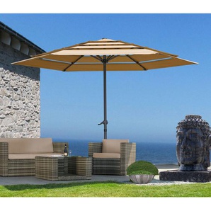 Quick-star - Sonnenschirm Air Vent 300cm Sand mit Schutzhülle