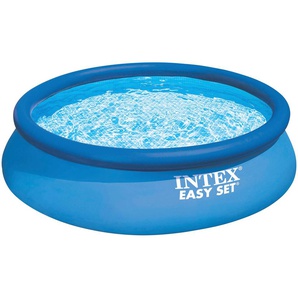 Quick-Up Pool INTEX Easy Set Schwimmbecken Gr. Ø/B/H/L: 396 cm x Breite Höhe 84 cm x Länge, 7300 l, blau Quick-Up-Pools