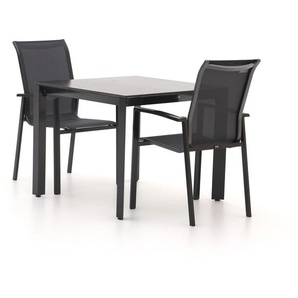 R&S Design Centallo/Sestino 90 cm Gartenmöbel-Set 3-teilig stapelbar
