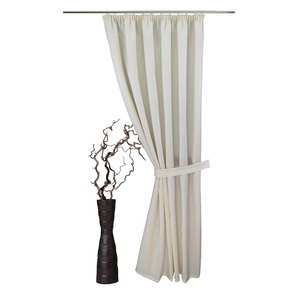 Raffhalter VHG Gerti Gr. B/H: 150 cm x 5 cm, beige (natur) Raffhalter
