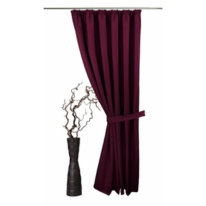 Raffhalter VHG Gerti Gr. B/H: 150 cm x 5 cm, rot (weinrot) Raffhalter