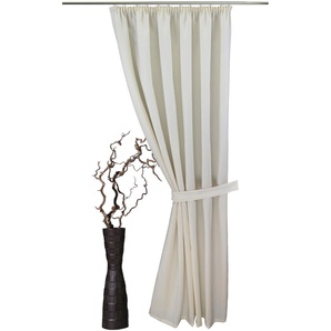 Raffhalter VHG Gerti Gr. B/H: 70 cm x 5 cm, beige (natur) Raffhalter