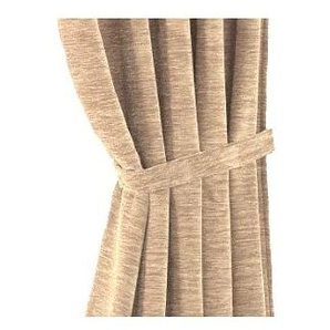 Raffhalter WIRTH Thermo-Chenille 288g/m² Gr. B/H: 100 cm x 6 cm, beige (natur) Raffhalter